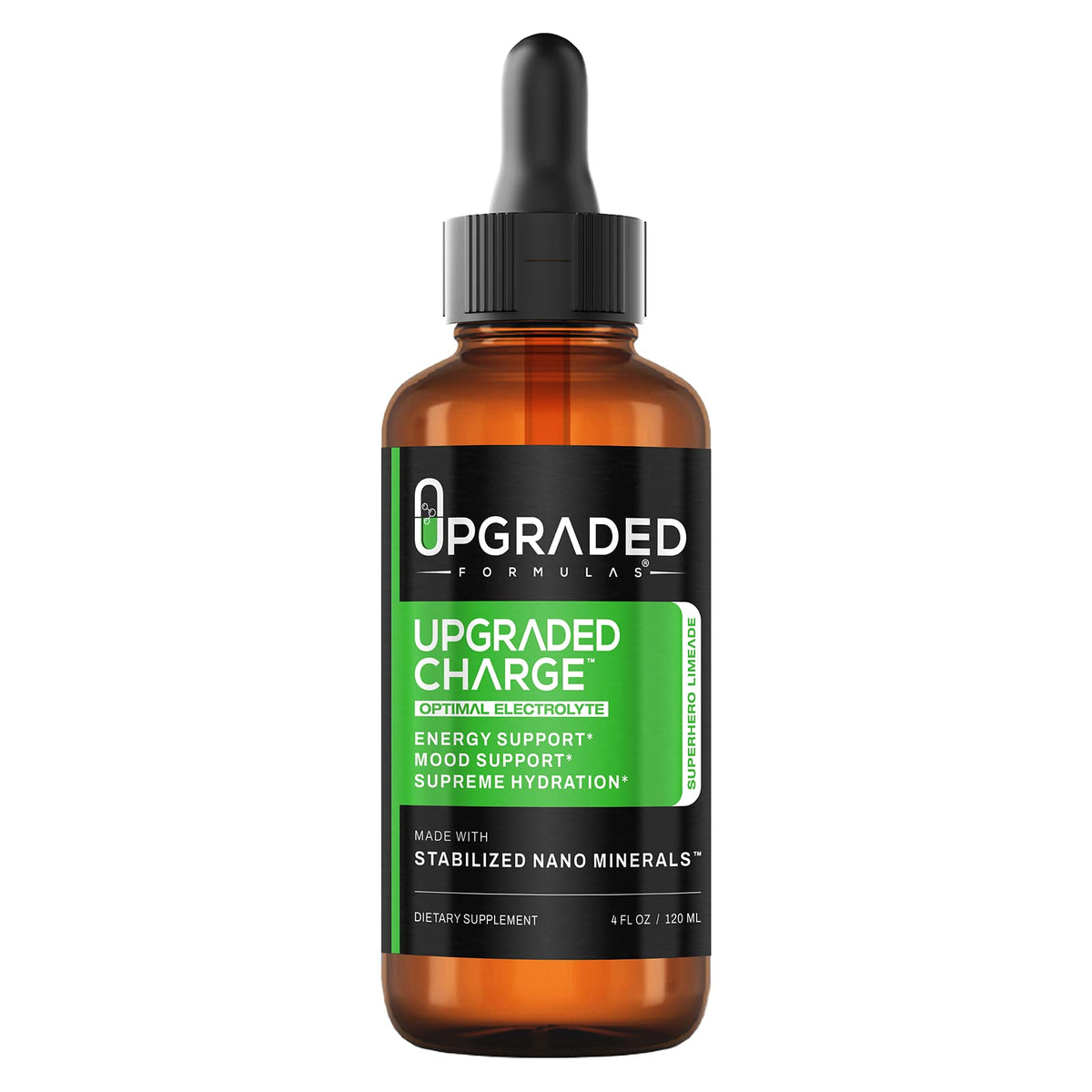 Upgraded Formulas Upgraded Charge Optimal Electrolyte Blend with Liquid Nano Minerals Dietary Supplement, 4 Fluid Ounces Upgraded FormulasBuy Supplements Australia