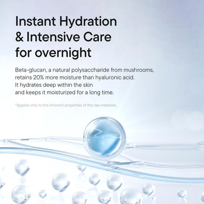 IUNIK Beta-Glucan Power Moisture Serum – Beta-Glucan & 7 Types of Peptides Deep Hydration Vegan Serum for Dry