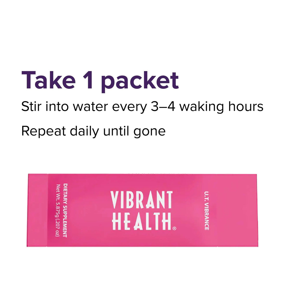Vibrant Health, U.T. Vibrance Stick Packs, Crisis Intervention for Urinary Tract Health, 10 Servings Vibrant HealthBuy Supplements Australia