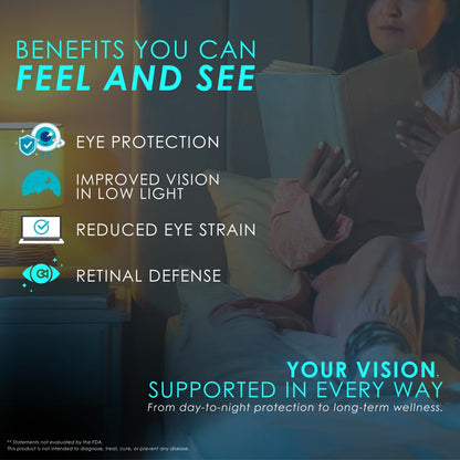 Clearsight AREDS Advanced+ Eye Health Vitamins | Lutein, Zeaxanthin, Vitamin E, Vitamin C | Blue Light & Vision Support | Eye Vitamins for Macular Health Clearsight buy supplements Au