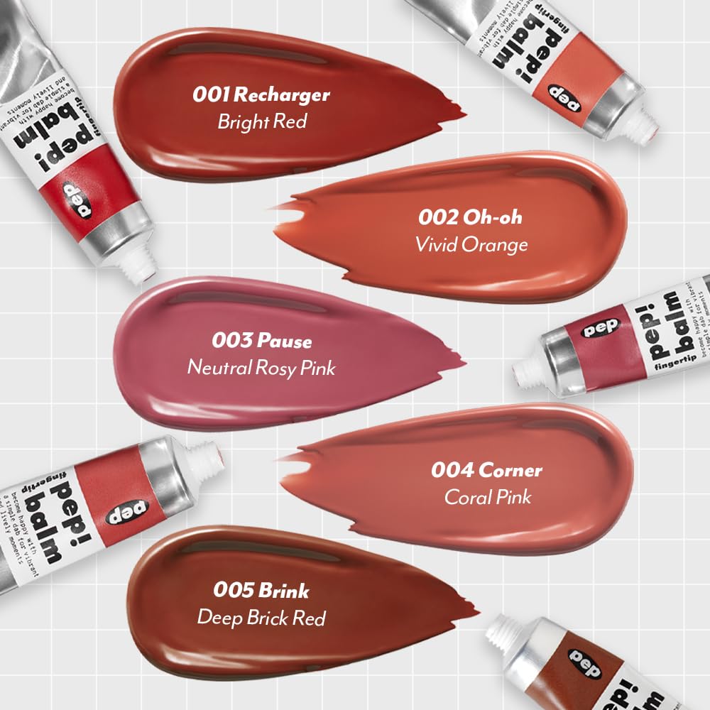 I'M MEME Lip and Cheek Tint - PepBalm 001 Recharger | Wtih Shea Butter, Gift, Liquid Blush, Travel-Friendly, Highly Pigmented, Non-Drying, Sheer Balm Gross Tint, 0.52 Oz I'M MEMEBuy Supplements Australia