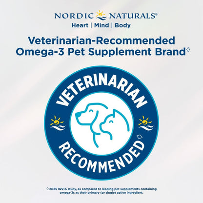 Nordic Naturals Pet Cod Liver Oil, Unflavored - 16 oz - 1048 mg Omega-3 Per Teaspoon - Fish Oil for Dogs with EPA & DHA - Promotes Skin, Coat, & Immune Health Nordic NaturalsBuy Supplements Australia