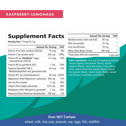 Pure Essence Labs Ionic Fizz Magnesium Plus, Anti-Stress Supplement Drink Powder, Gluten Free and Non-GMO Magnesium Powder