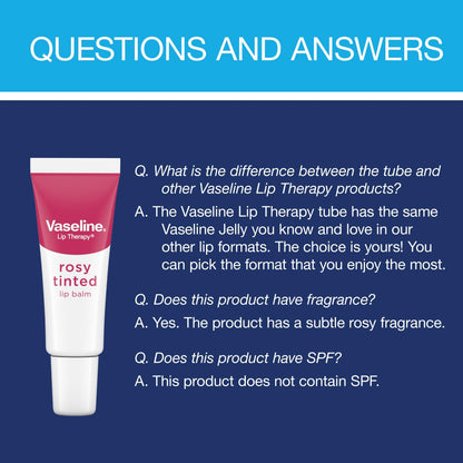 Vaseline Lip Therapy Rosy Lips Moisturizing Lip Balm - Twin Pack (2-Pack) VaselineBuy Supplements Australia