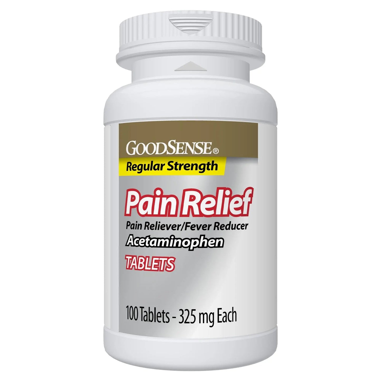 Pain Relief, Acetaminophen Tablets 325 mg, Regular Strength, Pain Reliever and Fever Reducer GoodSenseBuy Supplements Australia