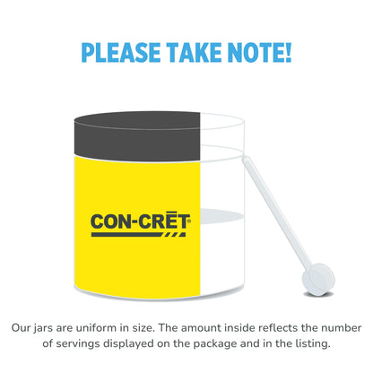 CON-CRET Creatine HCl Powder | Muscle, Cognitive, Cellular Energy Support | No Bloating or Cramps