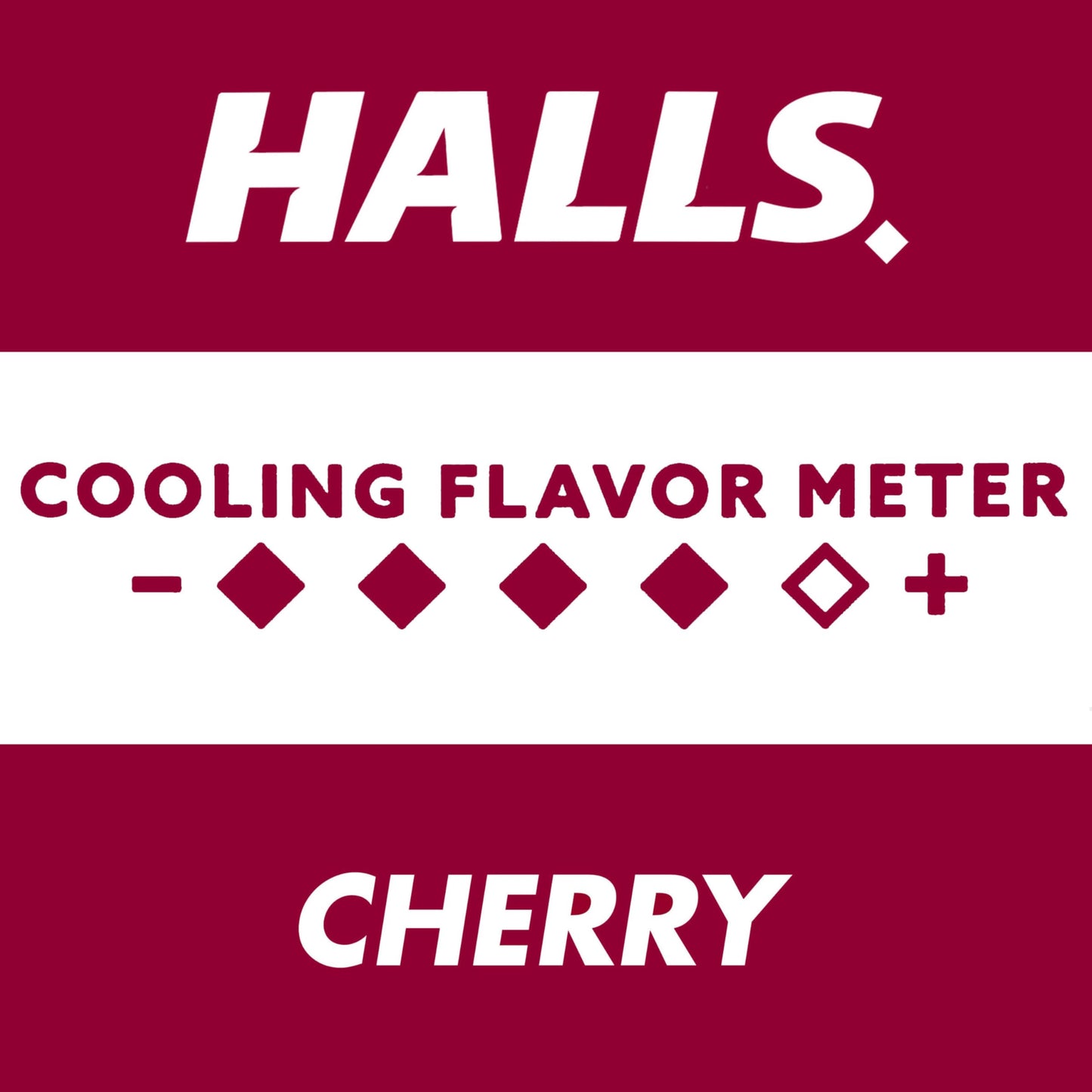 HALLS Cough and Throat Relief Cherry Cough Drops, Bulk Pack, 200 Drops