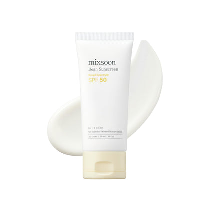 mixsoon Bean Sunscreen-Lightweight Airy Texture SPF 50 Korean Sunscreen for Face
