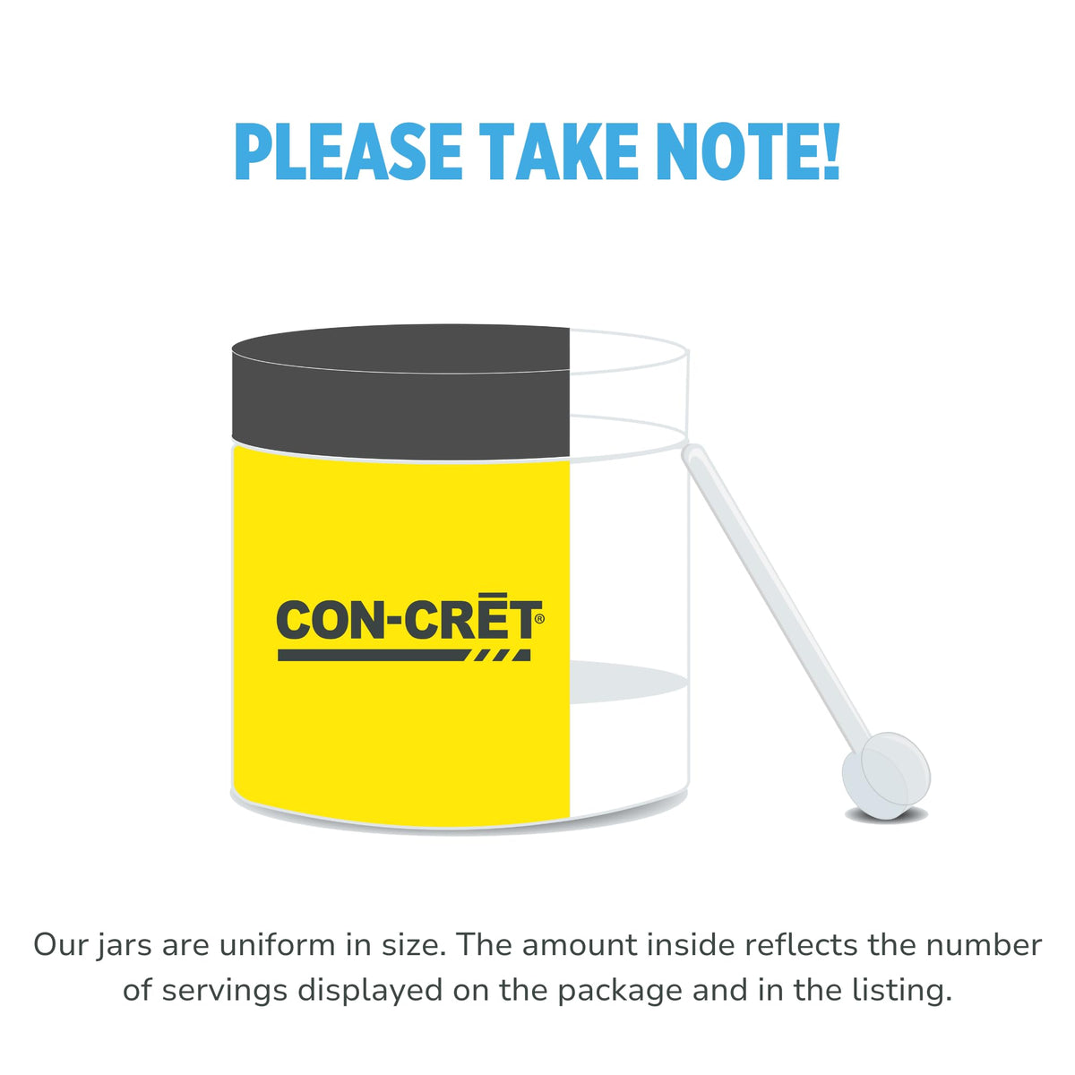 CON-CRET Creatine HCl Powder | Muscle, Cognitive, Cellular Energy Support | No Bloating or Cramps | USA Made & NSF Certified
