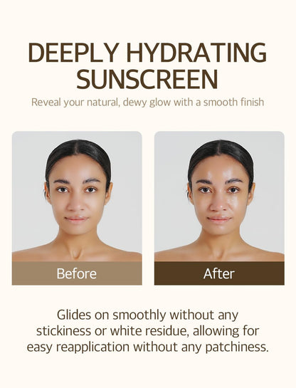 mixsoon Bean Sunscreen-Lightweight Airy Texture SPF 50 Korean Sunscreen for Face
