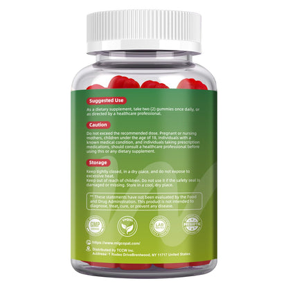 Migcopat Pre Post Probiotics Gummies, Probiotic Prebiotic Postbiotic Digestive Enzymes with Fiber, 120 Billion CFU Probiotics - Digestive Health