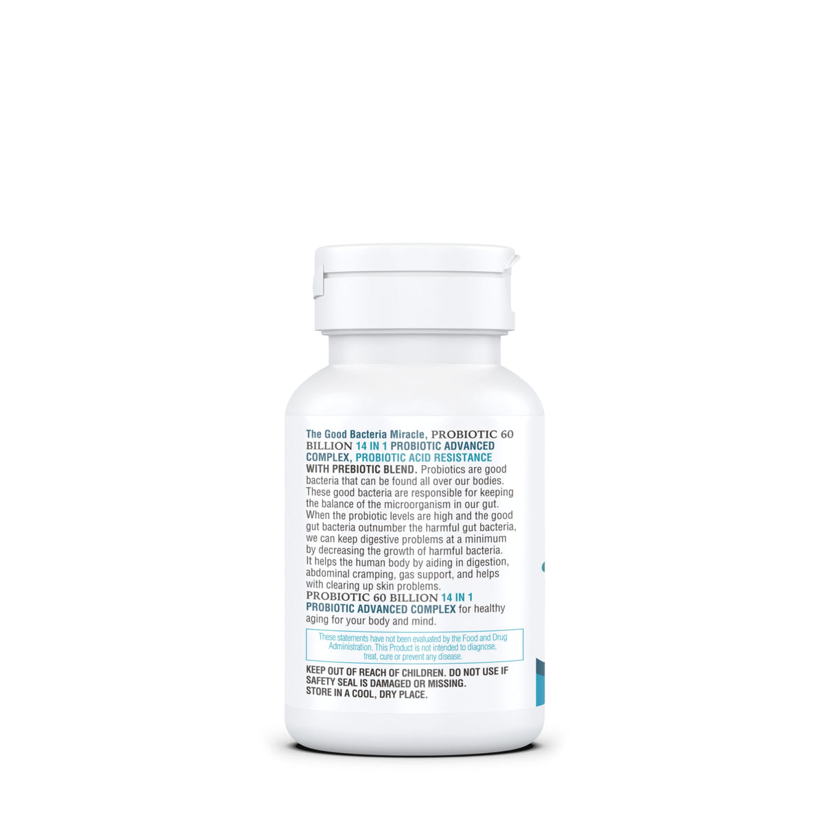 KAPPA NUTRITION Probiotic 60 Billion CFU 14 in 1 Formula with Prebiotics & Acidophilus for Women, Men & Adults, Shelf Stable, Acid Resistant, Natural Supplement 60 Capsules. KAPPA NUTRITIONBuy Supplements Australia