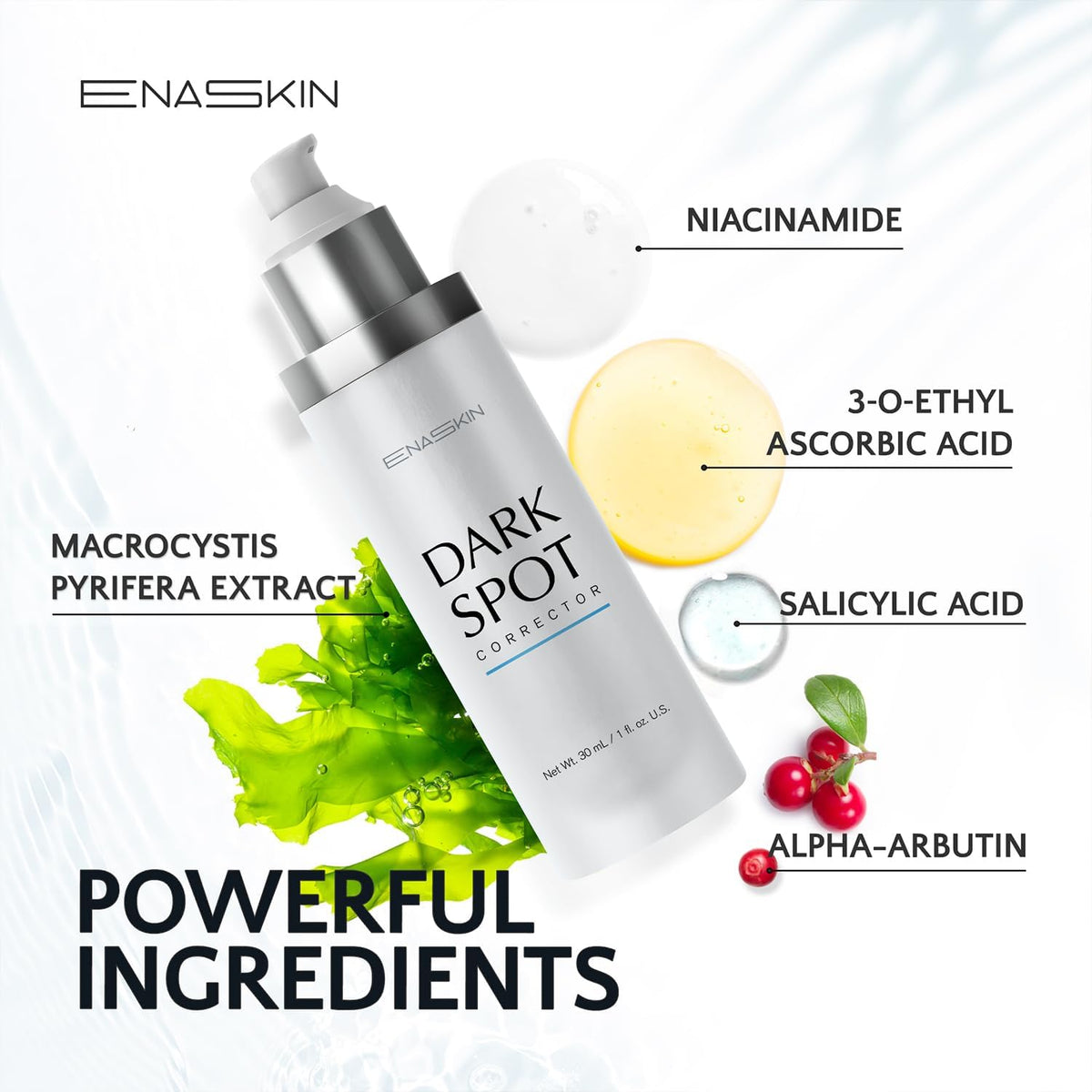 EnaSkin Dark Spot Remover for Face and Body: Advanced Formula Spot Corrector Cream to Fade Age Spots, Sun Spots, Freckles