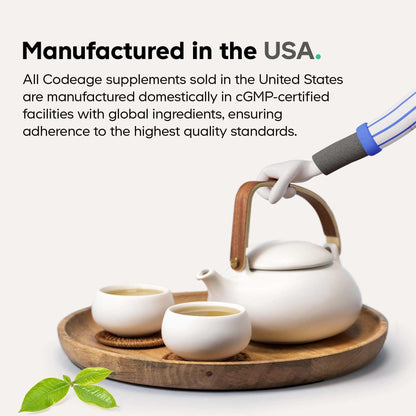 Codeage Liposomal Green Tea+ EGCG 50% Green Tea Extract, Organic Matcha Green Powder, Peppermint Leaf, Lemon Peel, Liposomal Delivery - Vegan Pils Supplement - Non-GMO - 60 Capsules CodeageBuy Supplements Australia