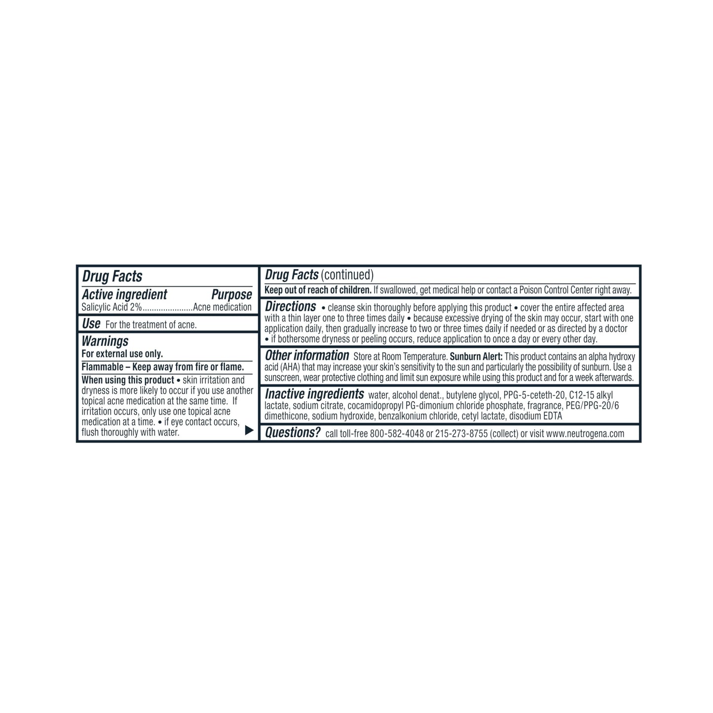 Neutrogena Rapid Clear Maximum Strength Acne Treatment Pads - Salicylic Acid Formula