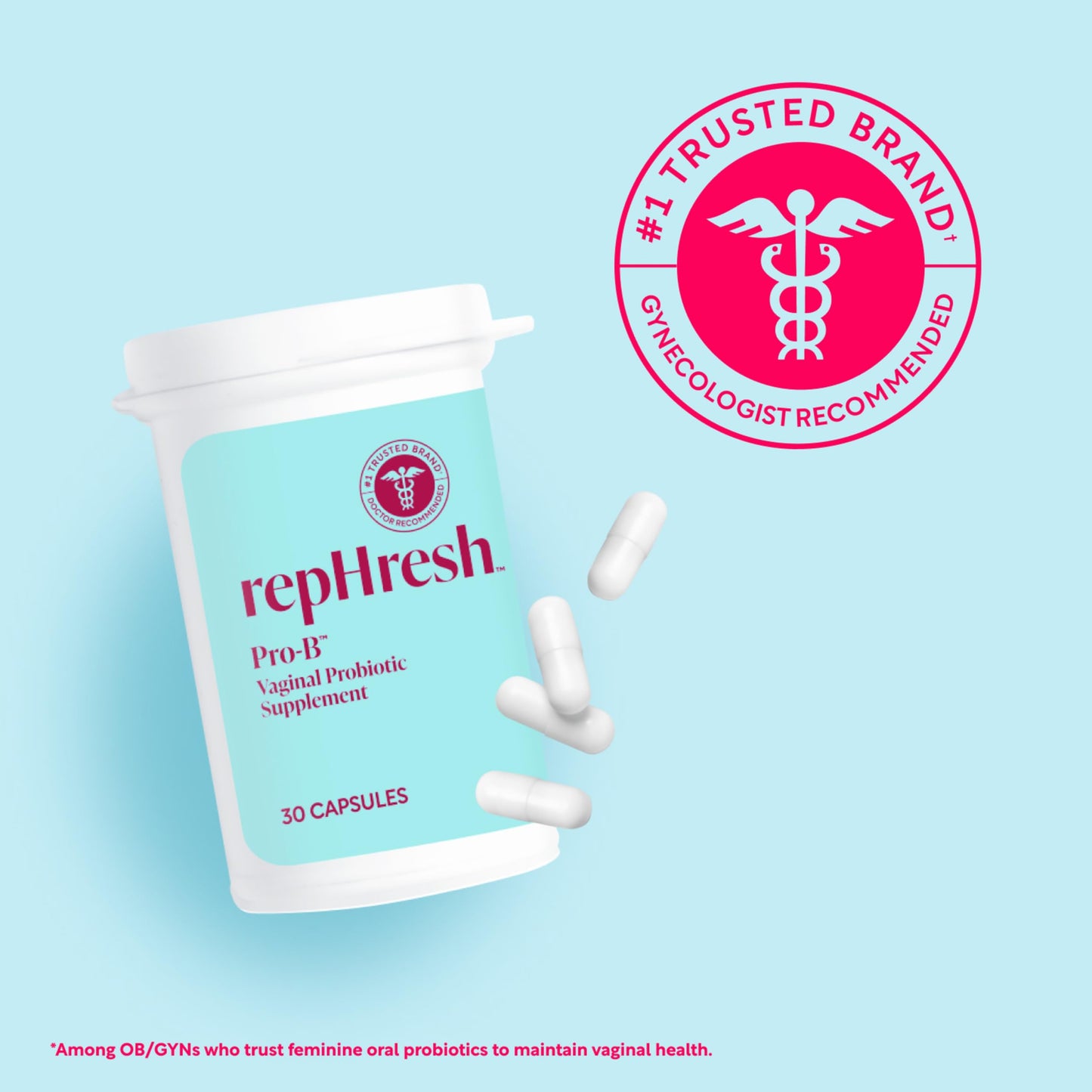 RepHresh Pro-B Women's Probiotic, Probiotic Supplement for Women, 30 Oral Capsules Rephresh buy supplements Au
