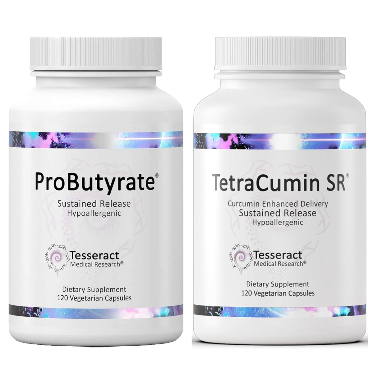 Tesseract Medical Research ProButyrate Gut Health Supplement, Butyric Acid Complex & TetraCumin SR Joint Support Supplement, Sustained Release Tesseract Medical ResearchBuy Supplements Australia