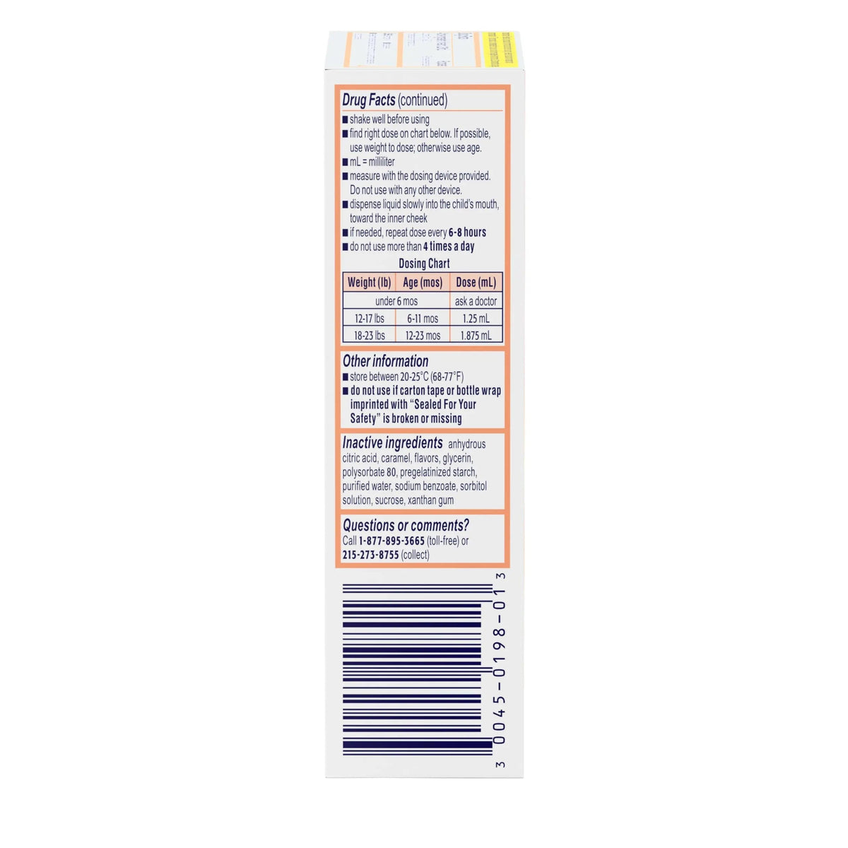 Motrin Infants Infant Ibuprofen Oral Suspension Concentrated Drops, NSAID Fever Reducer & Pain Reliever for Babies, Dye Free, Alcohol-Free, Berry Flavor, Includes Enclosed Syringe, 1 fl. oz Infants' MotrinBuy Supplements Australia