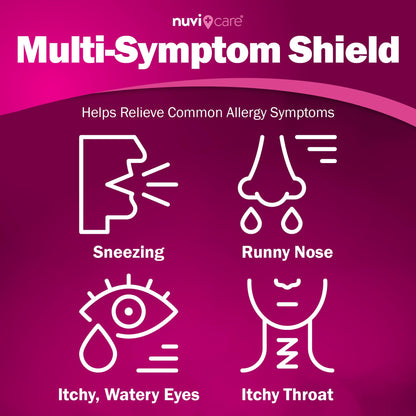 NUVICARE Allergy Relief Tablets - Diphenhydramine 25mg Antihistamine Tablets for Runny Nose, Sneezing, Itchy Eyes & Throat - Compare to Benadryl Allergy Meds - OTC Adult Allergy Medicine (300 Count) NUVICARE buy supplements Au