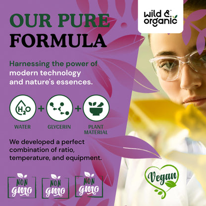 Wild & Organic Milk Thistle Liquid Drops - Liver Cleanse Detox - Silymarin Milk Thistle Supplement for Liver Support - Add to Tea - Silybum Marianum Seed Extract Tincture