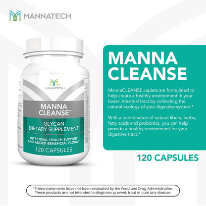 Mannatech Digestive Enzymes and Probiotics - Powered by Ambrotose Derived from The Aloe Vera Plant - Digestive and Colon Cleanser Helps Support Overall Gut Heath