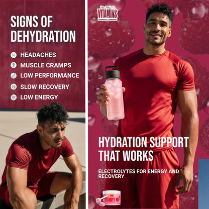 Dr. Price’s Electrolytes Powder Bulk – Raspberry, 90 Servings | Sugar Free Hydration Drink Mix with 72+ Trace Minerals, Manganese | Keto Electrolytes