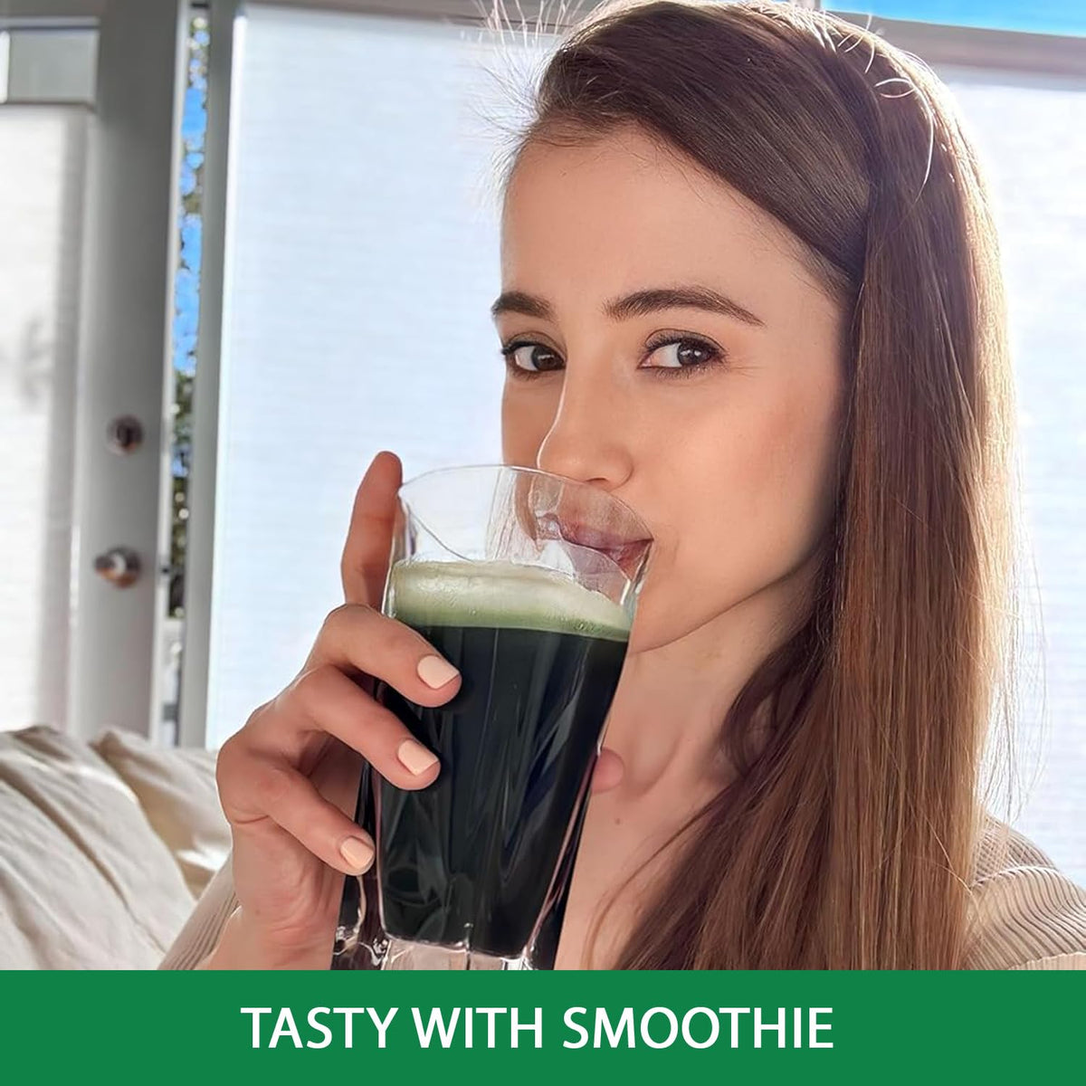 Kate Naturals Organic Spirulina Powder for Immune Support and Antioxidants. Nutrient Dense Superfood Supplement