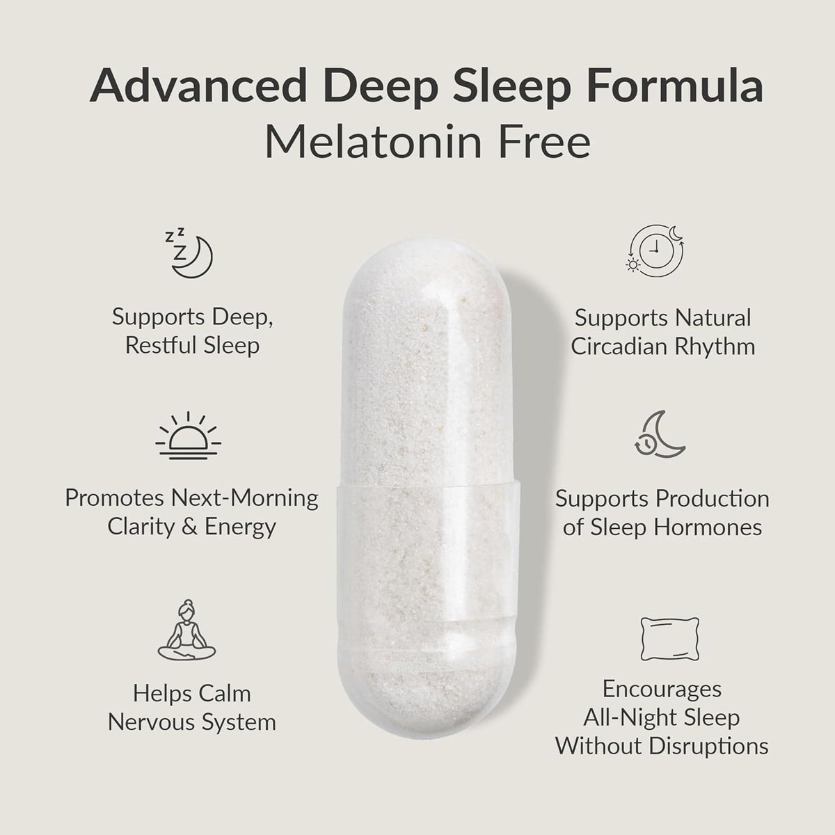 BIOptimizers Sleep Breakthrough Capsules - Natural Support Supplement | Calming Relief Aid for Adults