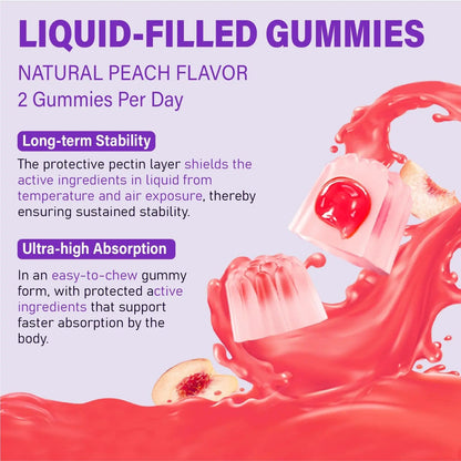 Womens Multivitamin Gummy 50 and Over - Chewable Multi Vitamin A, C, D3, E, K2 & B Complex, Folate, Biotin, Calcium, Magnesium Edmmyliy