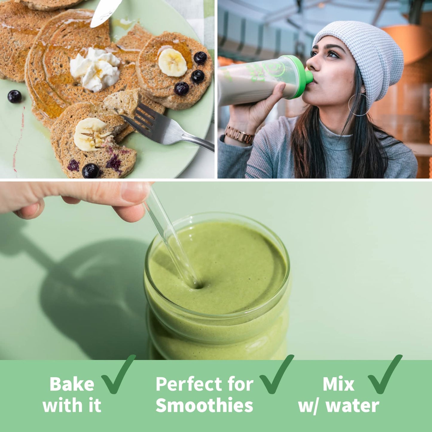 Sprout Living Epic Protein, Plant Based Protein & Superfoods Powder, Vanilla Lucuma Powder | 20 Grams Organic Protein Powder, Vegan, Non Dairy, Non-GMO, Gluten Free, Low Sugar (1 Pound, 12 Servings)