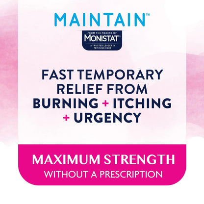 Monistat Maintain UTI 2-in-1 Test & Pain Relief Kit, 2 Test Strips & 12 Urinary Pain Relief Tablets, 2 Minute Results and Maximum Strength Pain, Burning and Urgency Relief MonistatBuy Supplements Australia
