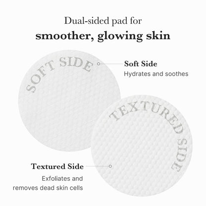 medicube Toner Pads Zero Pore Pad 2.0 | Dual-Textured Facial Pad for Exfoliation and Pore Care with 4.5% AHA Lactic Acid