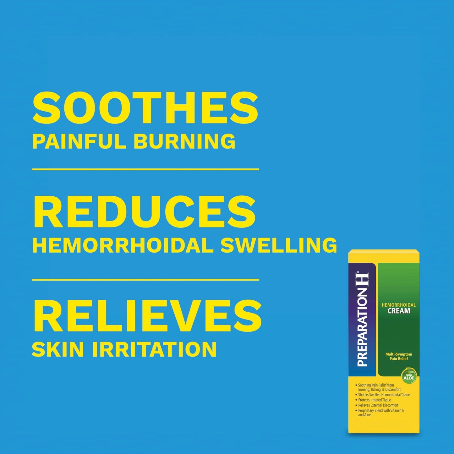 Preparation H Hemorrhoid Symptom Treatment Cream (2 x 1.8 Ounce Tube), Maximum Strength Multi-Symptom Pain Relief with Aloe Preparation HBuy Supplements Australia