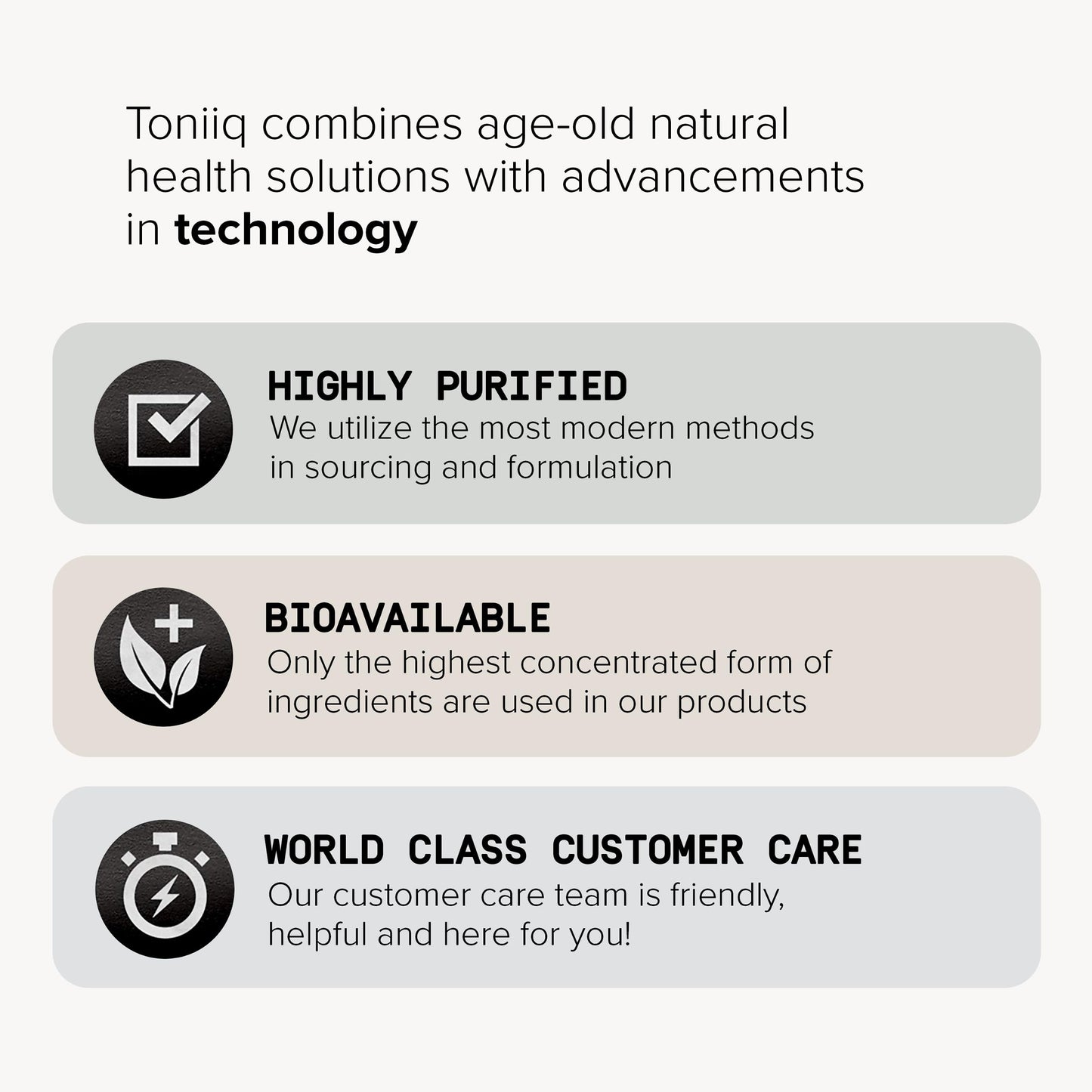Toniiq Ultra High Strength Glutathione Capsules - 1000mg Concentrated Formula - 98%+ Highly Purified and Bioavailable - Non-GMO Fermentation