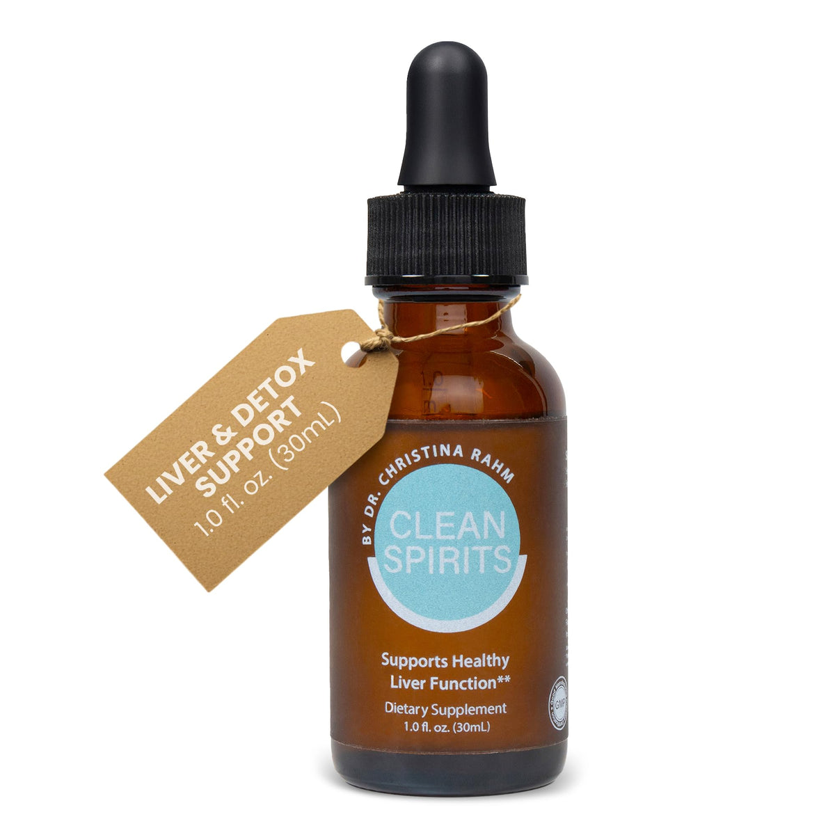 Clean Spirits Liver Cleanse Detox & Daily Support Drops by Dr. Christina Rahm | with NAC, Vitamin C & Zinc for Glutathione Production & Antioxidant Support | Patented Liquid Formula | Vegan, 1 Fl Oz CLEAN SPIRITS BY DR. CHRISTINA RAHM buy supplements Au