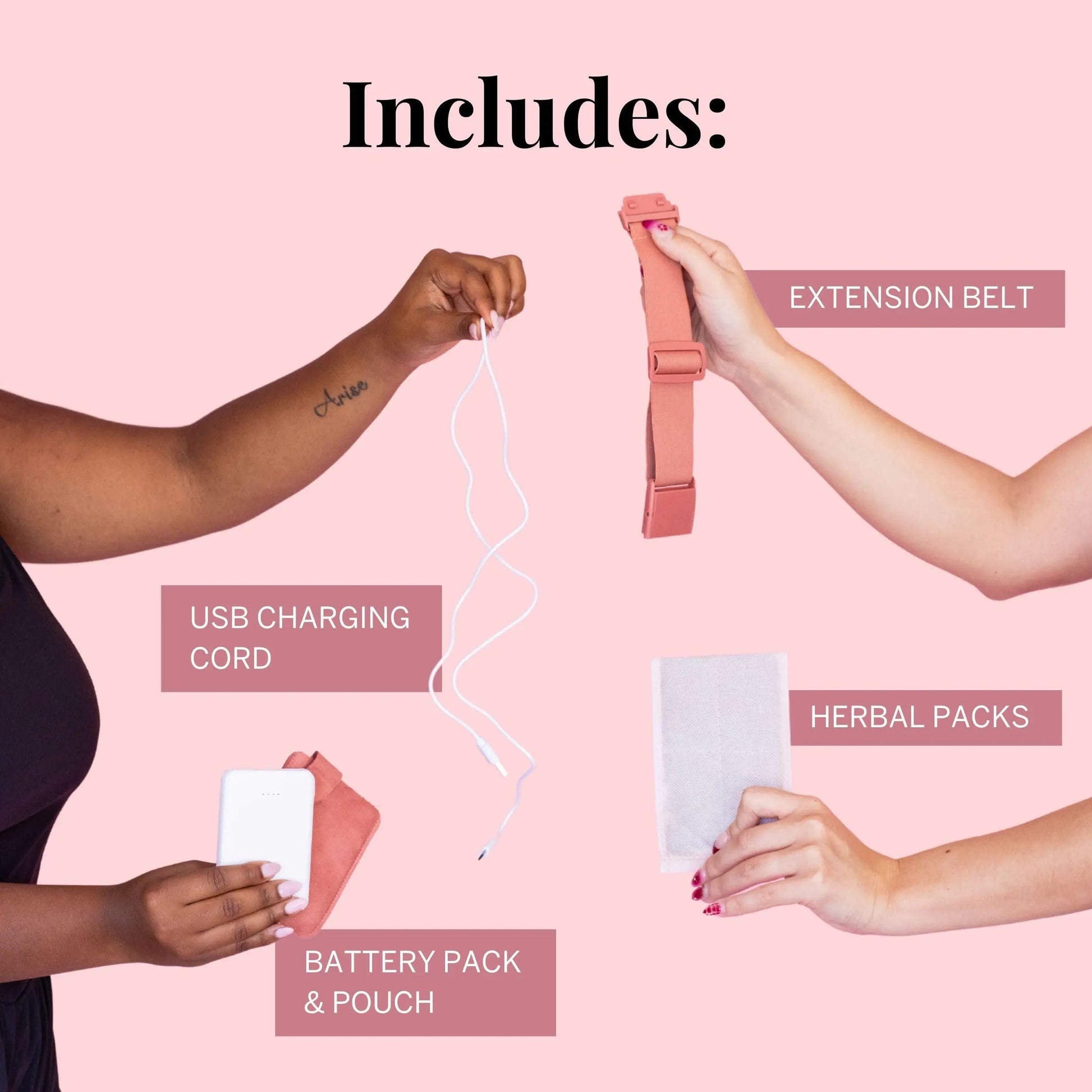Pixie Period Heating Pad for Cramps - Thinnest Wearable Heating Pad for Feminine Care - Unnoticeable Under Clothes - Best Portable Pain Relief Heat Belt On The Market - Hours of Menstrual Pain Relief Pixie CupBuy Supplements Australia