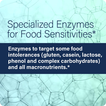 Enzyme Science Intolerance Complex, 90 Capsules Comprehensive Support for Common Digestive Sensitivities Gluten, Casein, Phenol Sensitivities