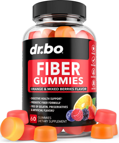 Fiber Gummies for Adults & Kids - Tasty Gummy Prebiotic Fiber Supplement, Max Digestive