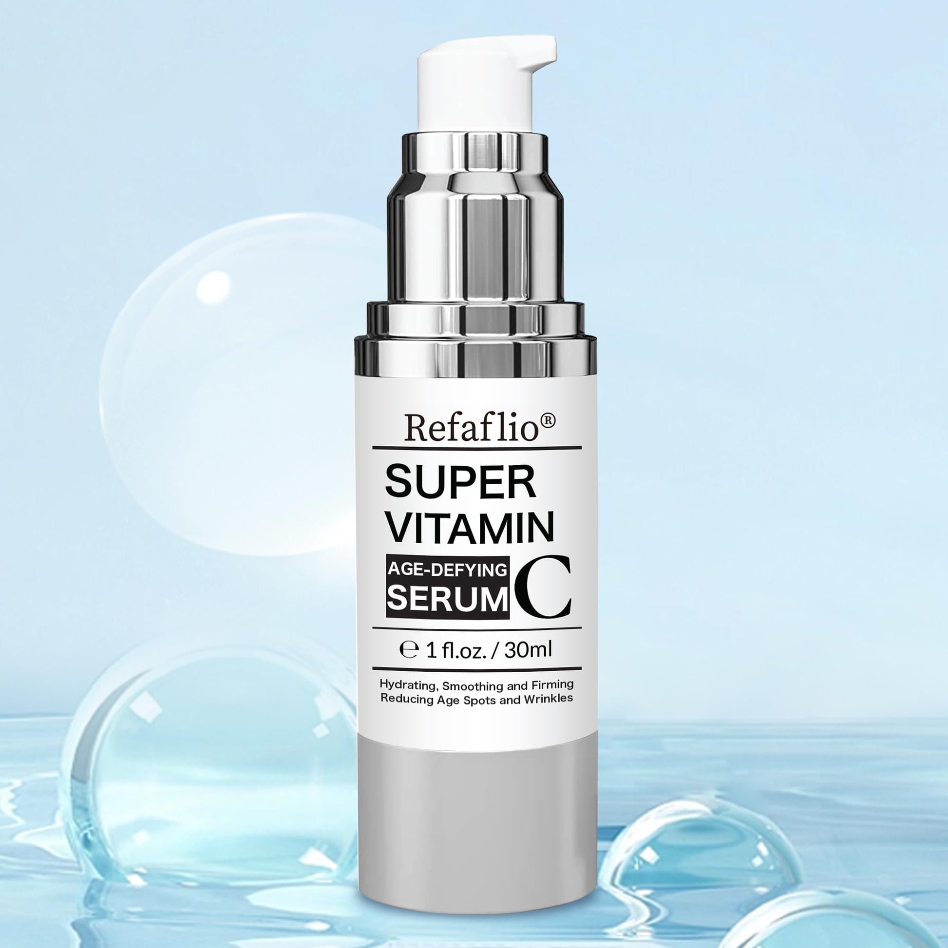 Super Vitamin C Serum for Women over 70, Rapid Anti Aging Cream, Face Lift Cream, Hydrates, Softens, Lifts and Firms, Fights Wrinkles, Advanced Super Serum C 3PCS. (90ml) RefaflioBuy Supplements Australia