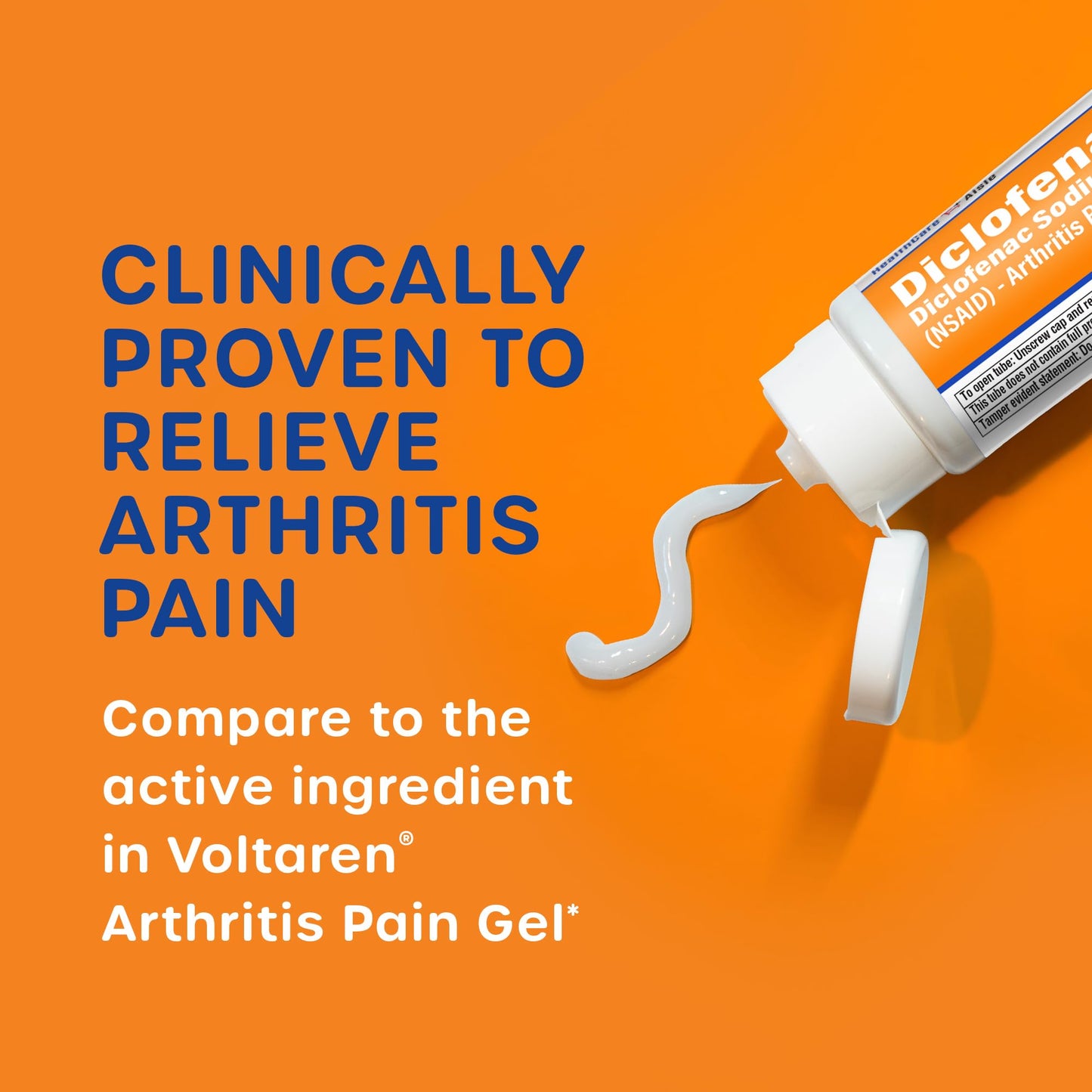 HealthCareAisle Diclofenac Gel, 1%, Arthritis Pain Relief - 150 g tube - Original Prescription Strength (NSAID) HealthCareAisle buy supplements Au