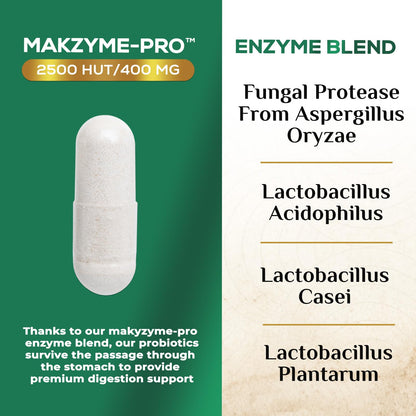 Digestive Enzymes - Super Digestive Multi Enzyme Complex for Bloating & Gut Health Support with Bromelain, Papain, Probiotics & Prebiotics - Digestion Health