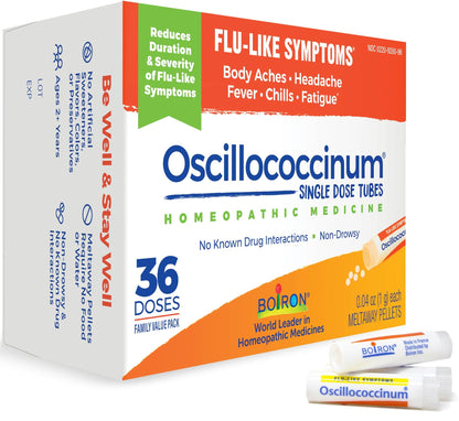 Boiron Oscillococcinum 36 Doses Homeopathic Medicine for Flu-Like Symptoms Boiron buy supplements Au