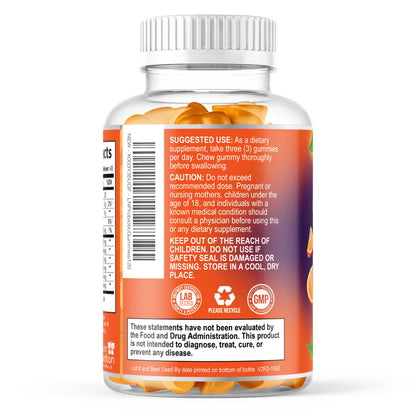 Probiotic Gummies - Advanced Multi-Strain Probiotic Formula - Gut & Digestive Health Support Gummy - Bacillus Coagulans 5 Billion CFU Per Serving, Daily Acidophilus Probiotics Supplement - 120 Gummies