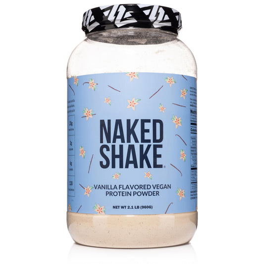 NAKED Shake - Vanilla Protein Powder - Plant Based Protein Shake with Mct Oil, NSF Certified, Gluten-Free, Soy-Free, No Gmos Or Artificial Sweeteners - 30 Servings