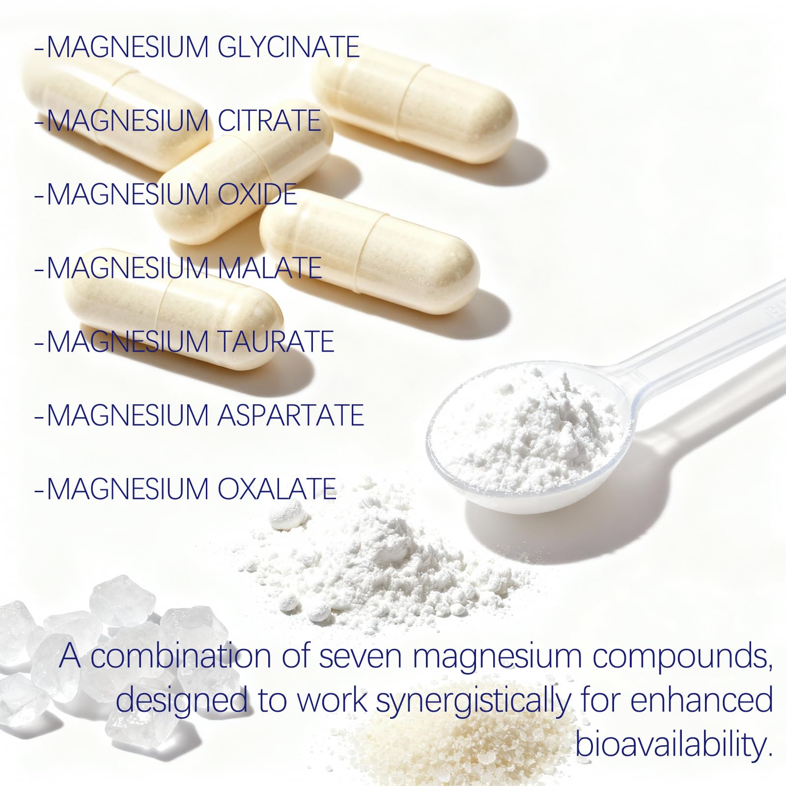 Magnesium Complex 1000mg - 7-in-1 Supplement with Glycinate, Citrate & Malate - Supports Muscle Relaxation, Sleep, Heart Health - High Absorption Capsules, 90 Count (1) CellJuvMax buy supplements Au