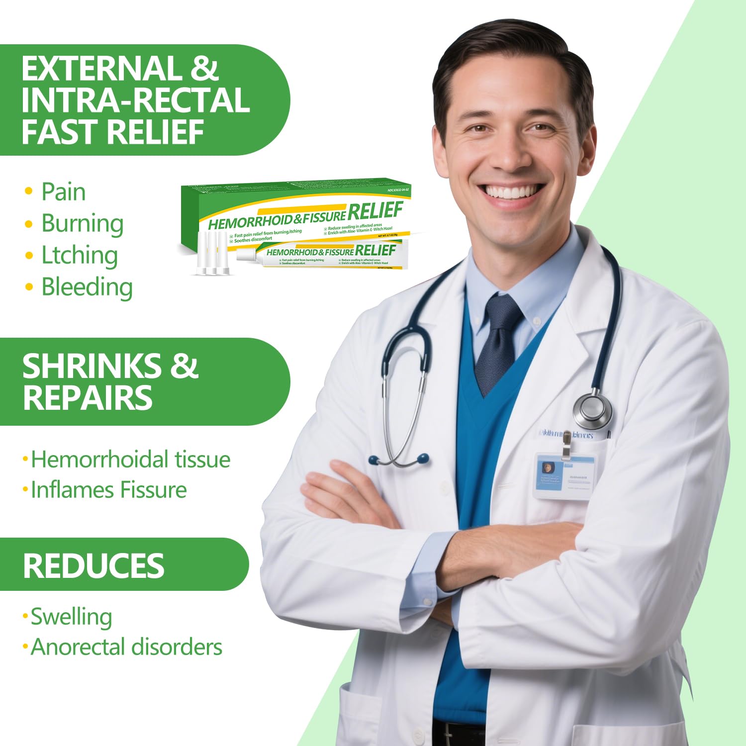 RHAICARE Hemorrhoid and Fissure Treatment Cream,Hemorrhoidal Ointment for Fast Acting Itch, Swelling, and Maximum Strength Pain Relief RHAICAREBuy Supplements Australia