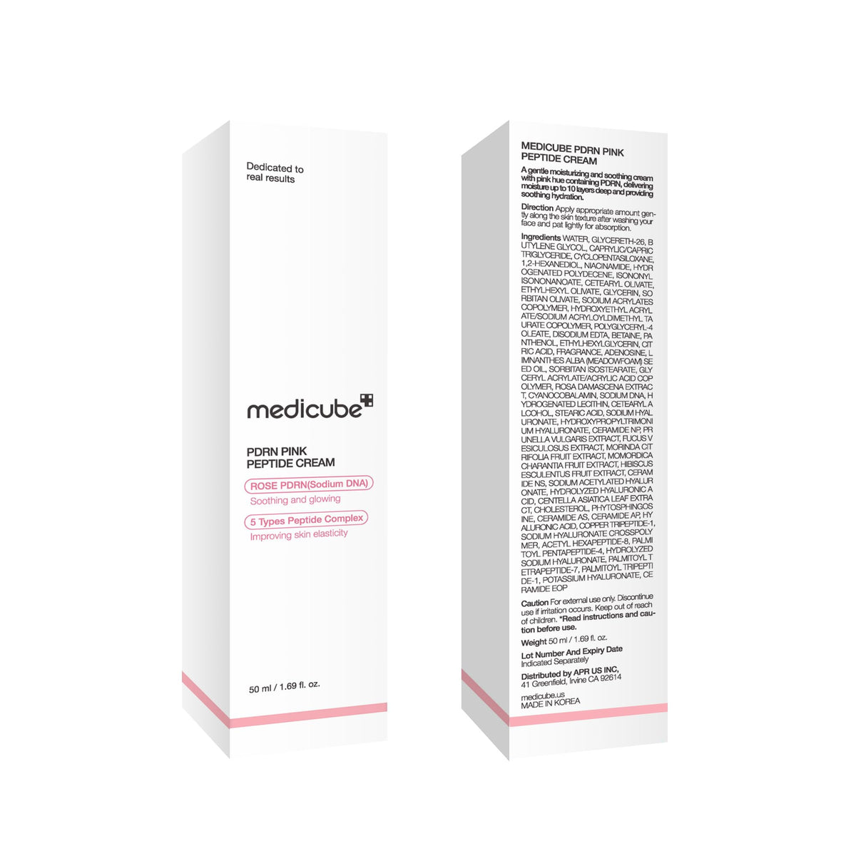 medicube PDRN Pink Hyaluronic Moisturizing Cream | Blemish Recovery, Relief & Hydrating Care | Restores Skin Elasticity & Glow