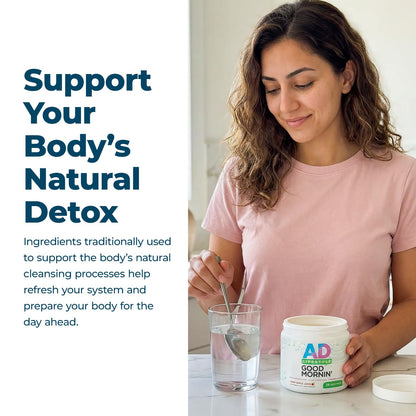 Project AD Life Good Morning Detox and Performance Drink, Naturally Flavored and Formulated with L-GLutamine, Apple Cider Vinegar,