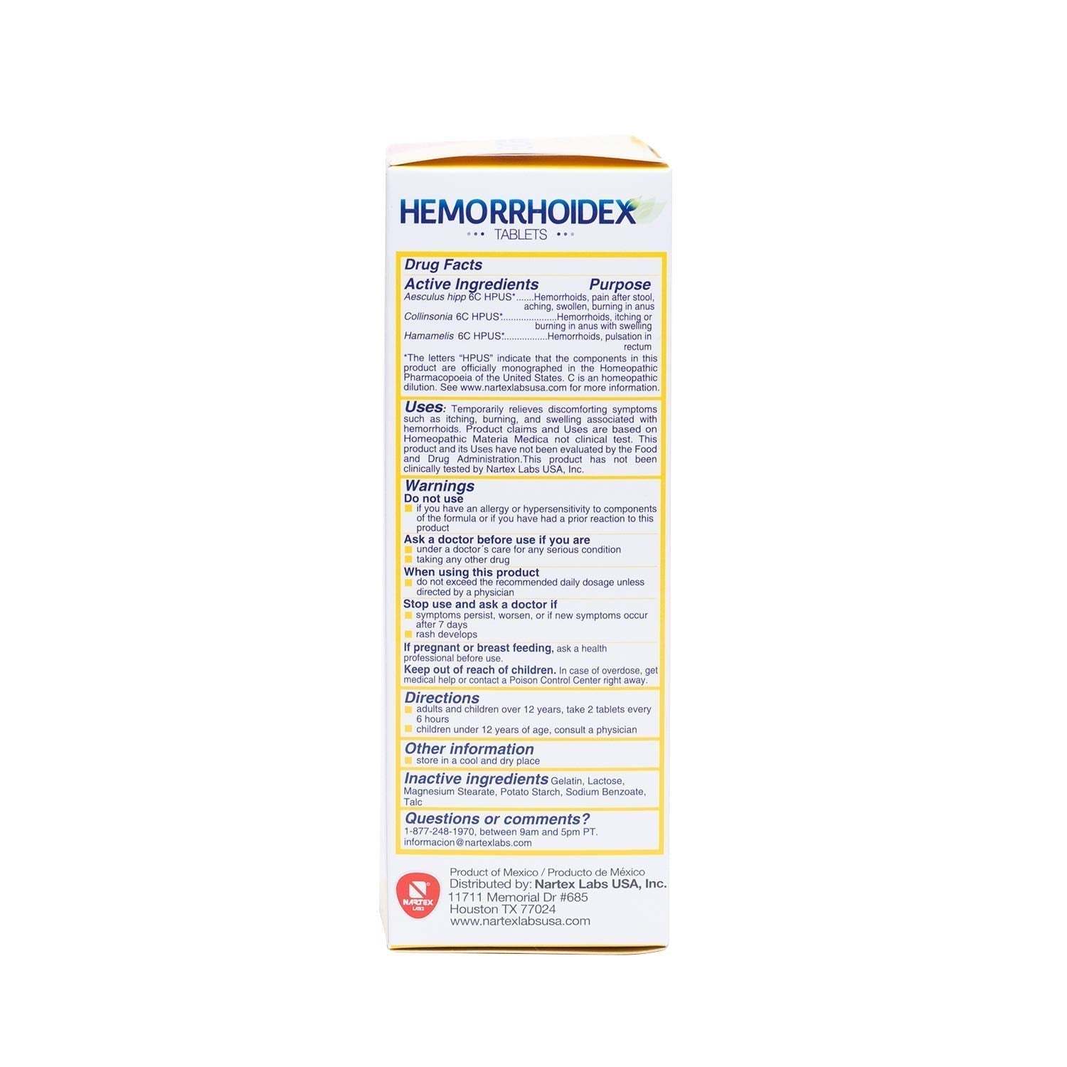 Nartex Hemorrhoid X Treatment Combo Pack 1 Tube & 30 Tablets NARTEX LABSBuy Supplements Australia