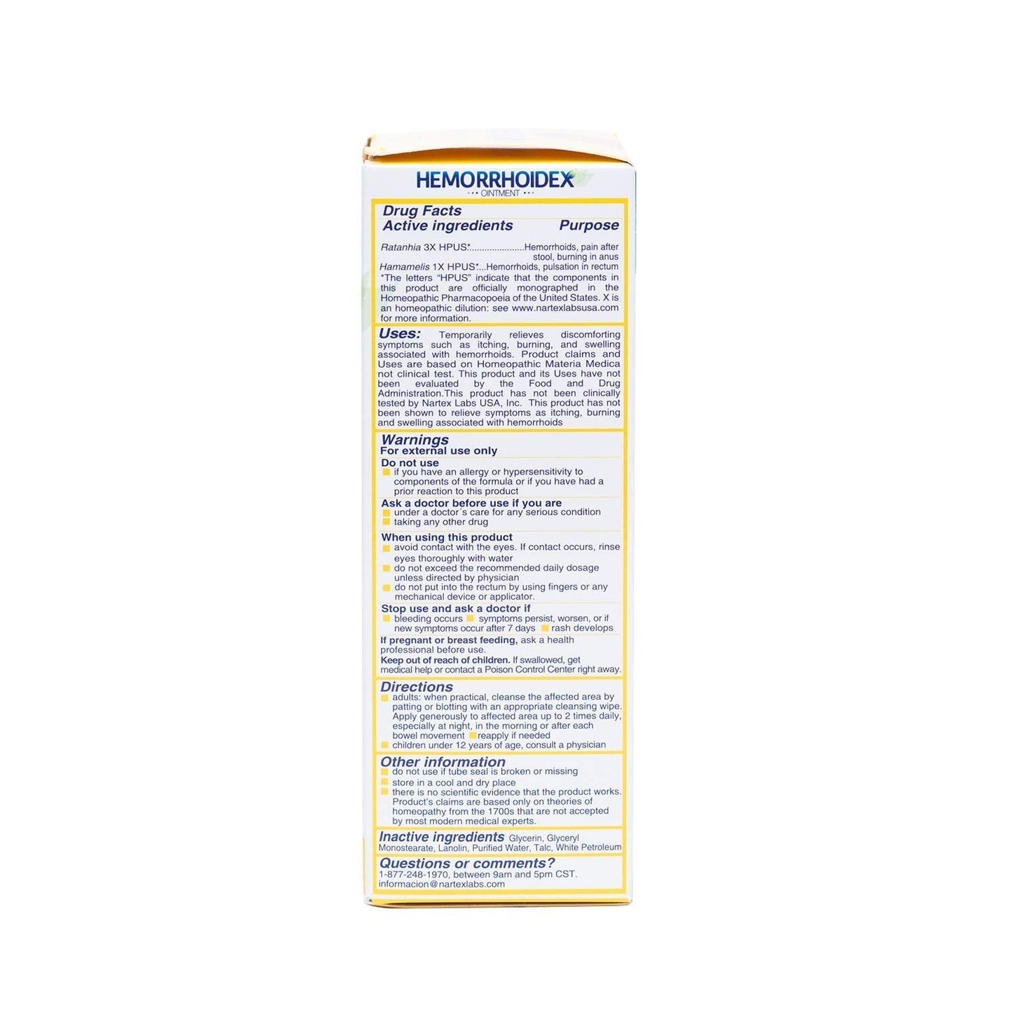 Nartex Hemorrhoid X Treatment Combo Pack 1 Tube & 30 Tablets NARTEX LABSBuy Supplements Australia